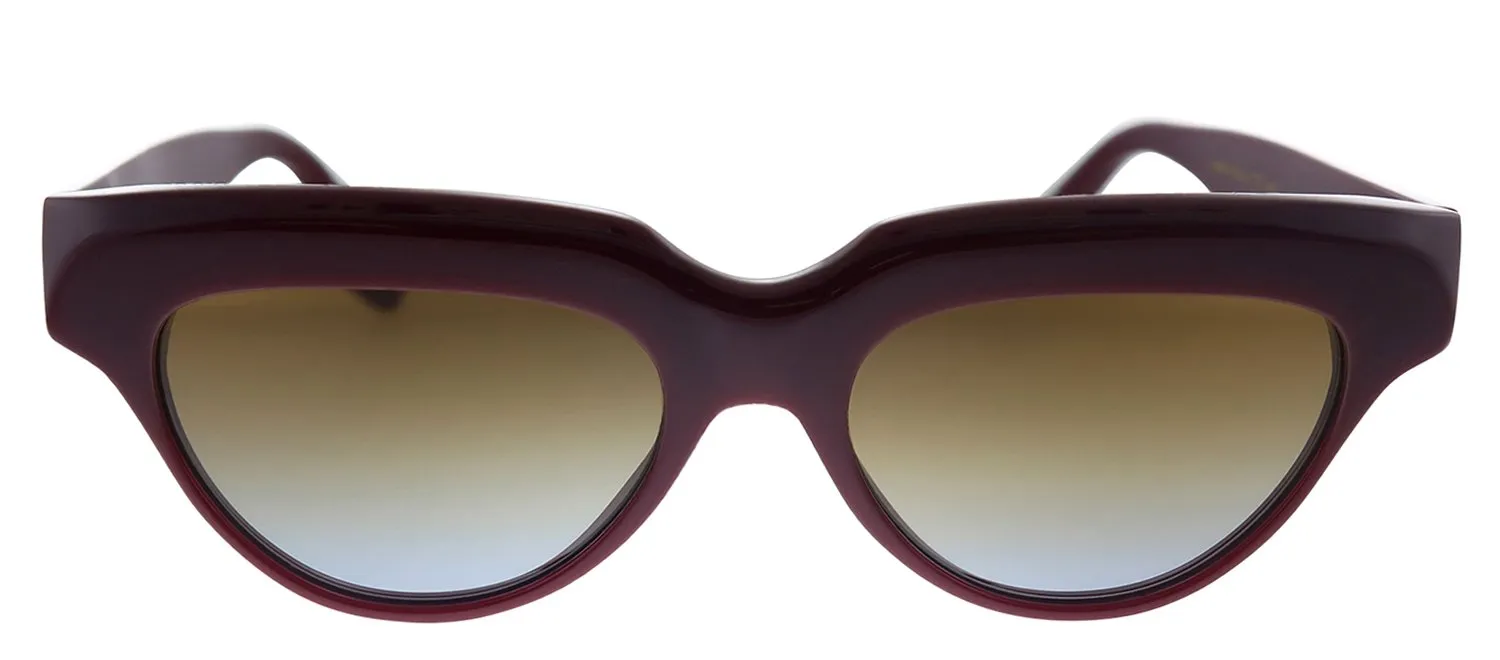 Victoria Beckham VB 602S 604 Cat-Eye Plastic Burgundy Sunglasses with Brown Gradient Lens sold by Gaffos