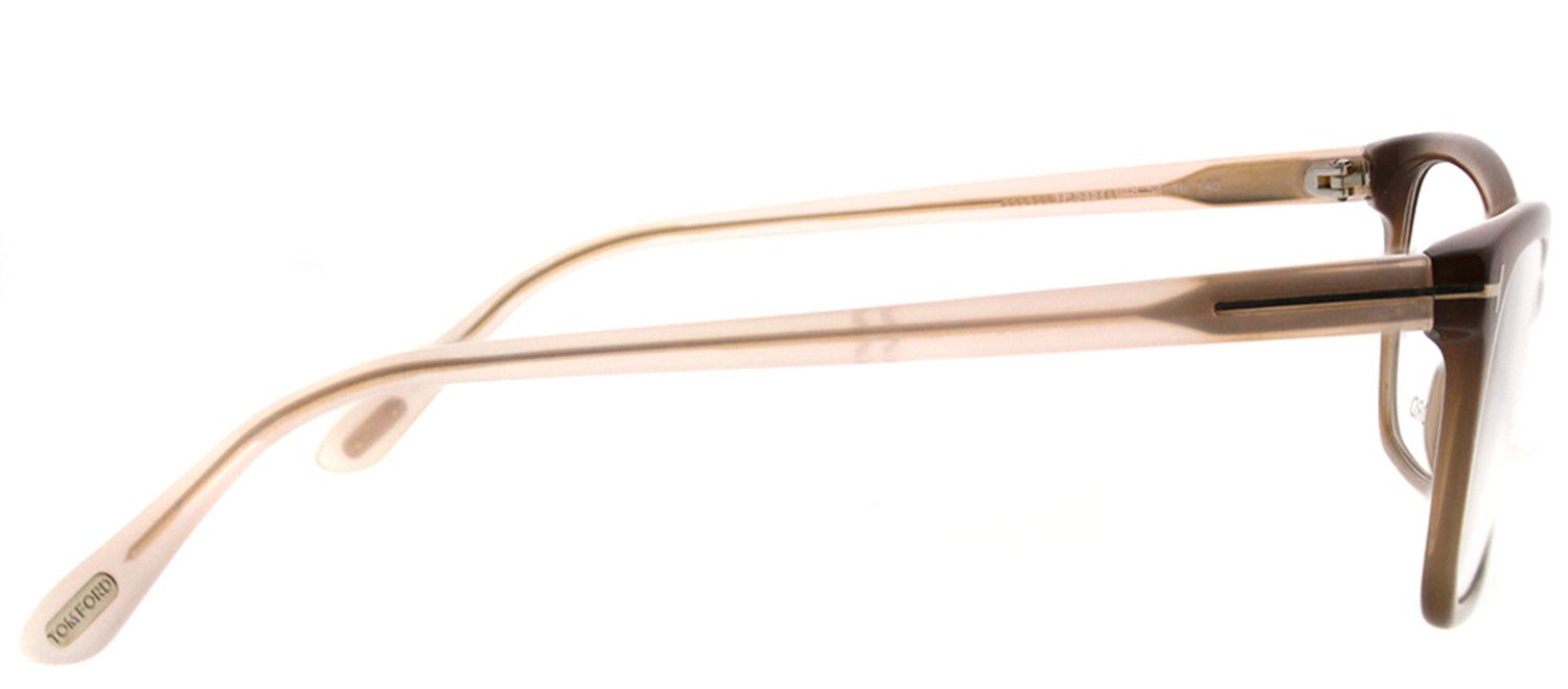 Tom Ford FT 5357 048 Cat-Eye Plastic Brown Eyeglasses with Demo Lens sold by Gaffos product image thumbnail 3