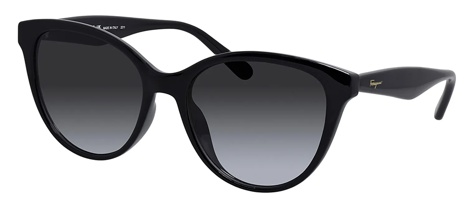 Salvatore Ferragamo SF 1073S 001 Cat Eye Plastic Black Sunglasses with Grey Gradient Lens sold by Gaffos product image thumbnail 2