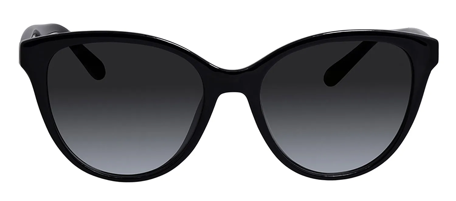 Salvatore Ferragamo SF 1073S 001 Cat Eye Plastic Black Sunglasses with Grey Gradient Lens sold by Gaffos