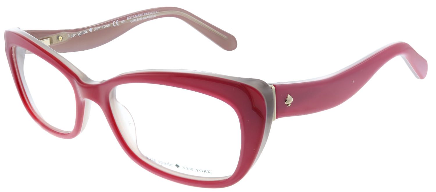 Kate Spade KS Larianna PK9 Cat-Eye Plastic Pink Eyeglasses with Demo Lens sold by Gaffos product image thumbnail 2