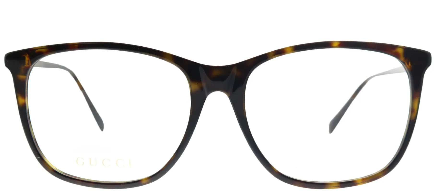 Gucci GG 0555OA 006 Square Acetate Tortoise/ Havana Eyeglasses with Demo Lens sold by Gaffos