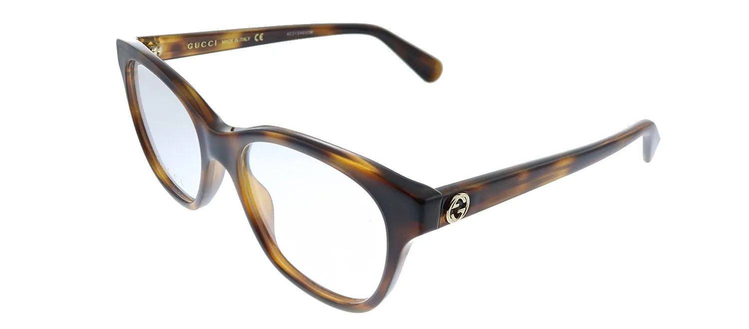 Gucci GG 0923O 002 Square Acetate Havana Eyeglasses with Demo Lens sold by Gaffos product image thumbnail 2