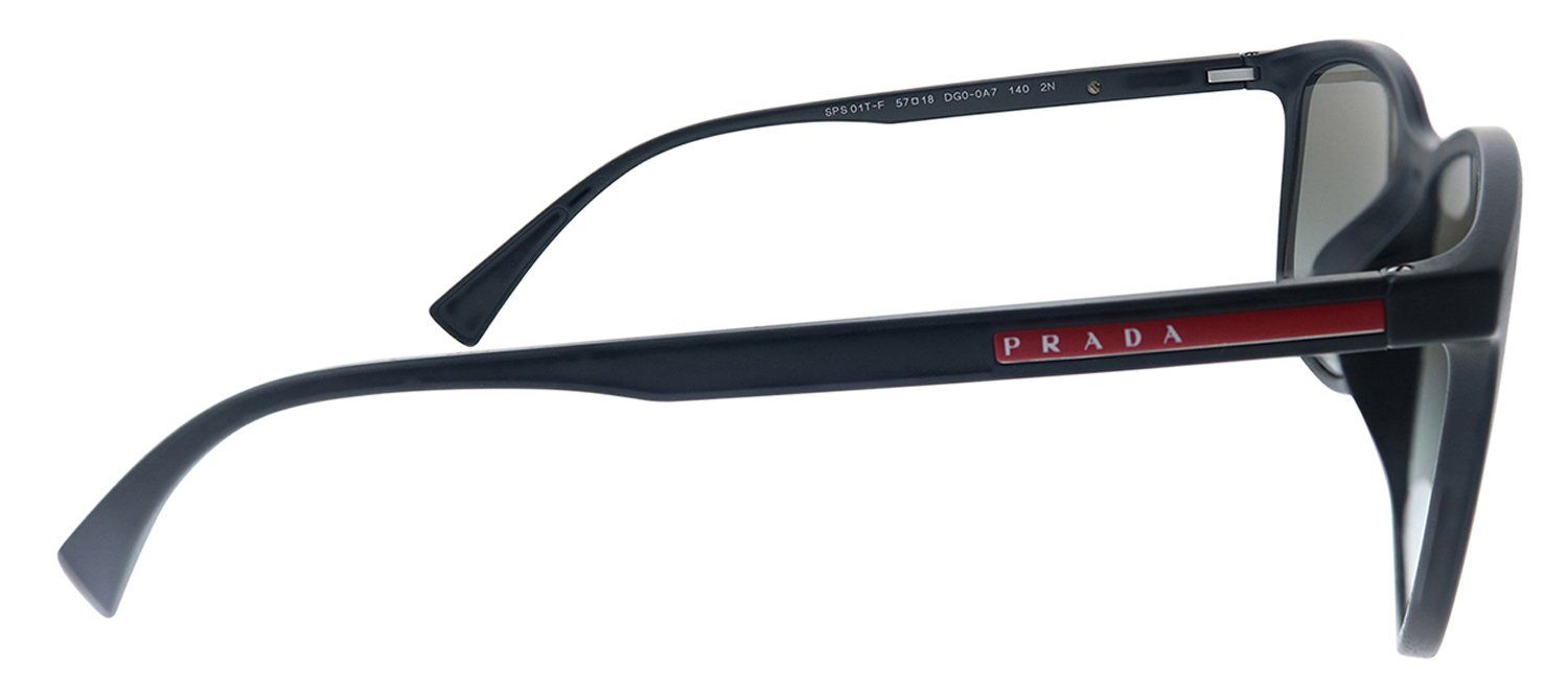 Prada Linea Rossa PS 01TSF DG00A7 Rectangle Plastic Black Sunglasses with Grey Gradient Lens sold by Gaffos product image thumbnail 3