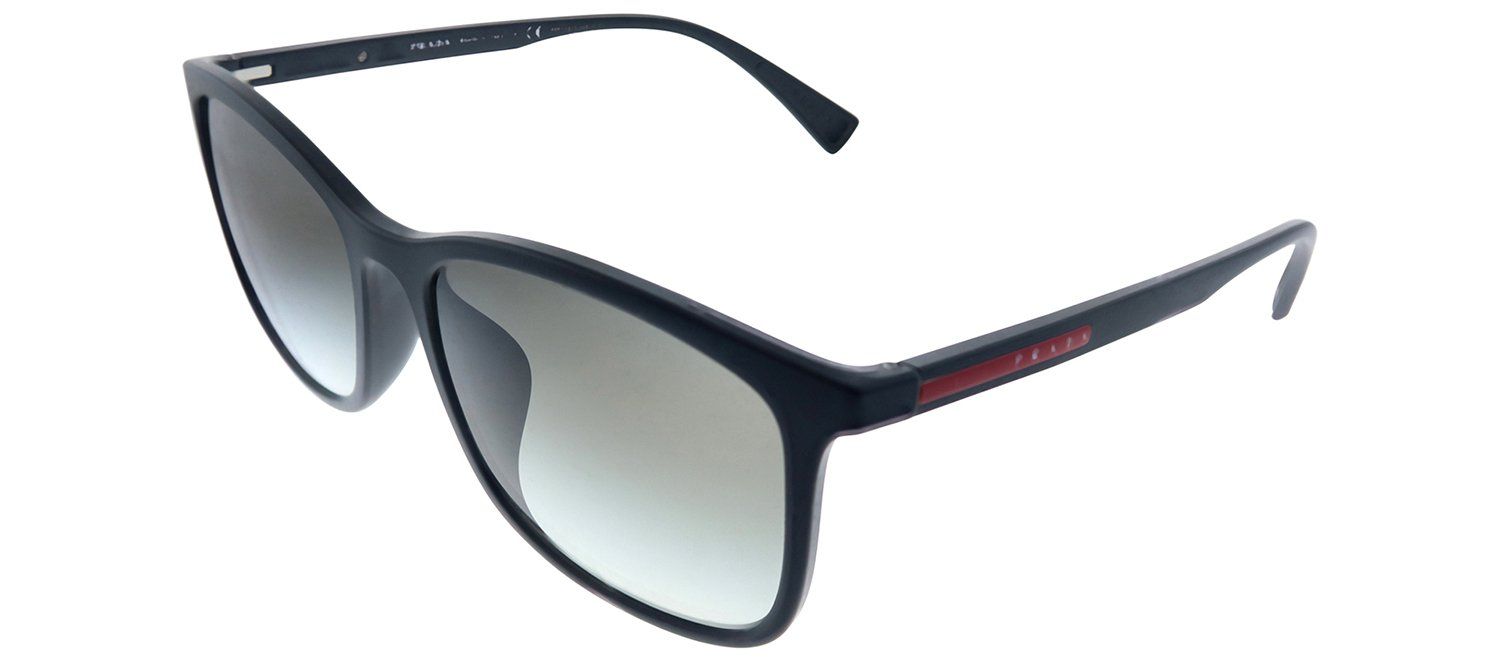 Prada Linea Rossa PS 01TSF DG00A7 Rectangle Plastic Black Sunglasses with Grey Gradient Lens sold by Gaffos product image thumbnail 2