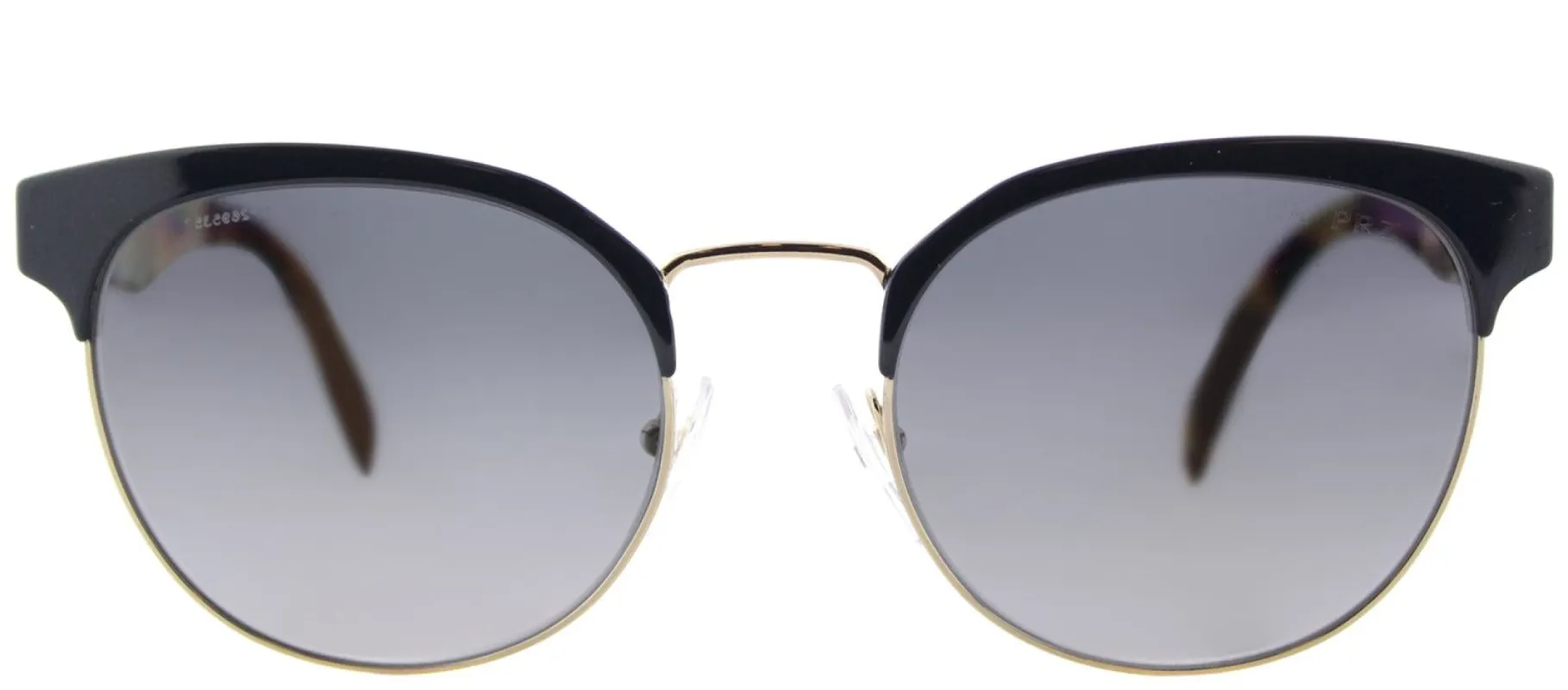 Prada PR 61TS VH85W1 Square Metal Blue Sunglasses with Grey Gradient Lens sold by Gaffos