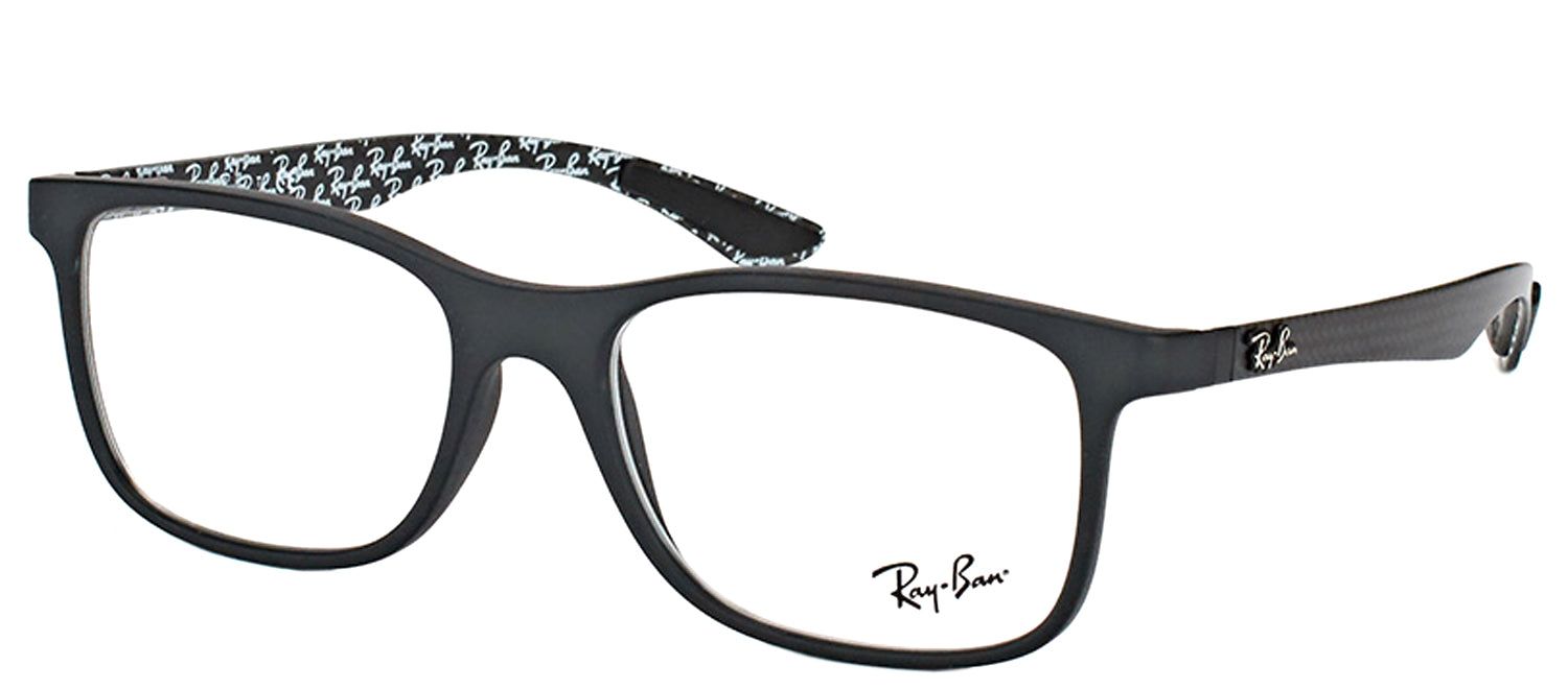 Ray-Ban RX 8903 5263 Square Plastic Black Eyeglasses with Demo Lens sold by Gaffos product image thumbnail 2