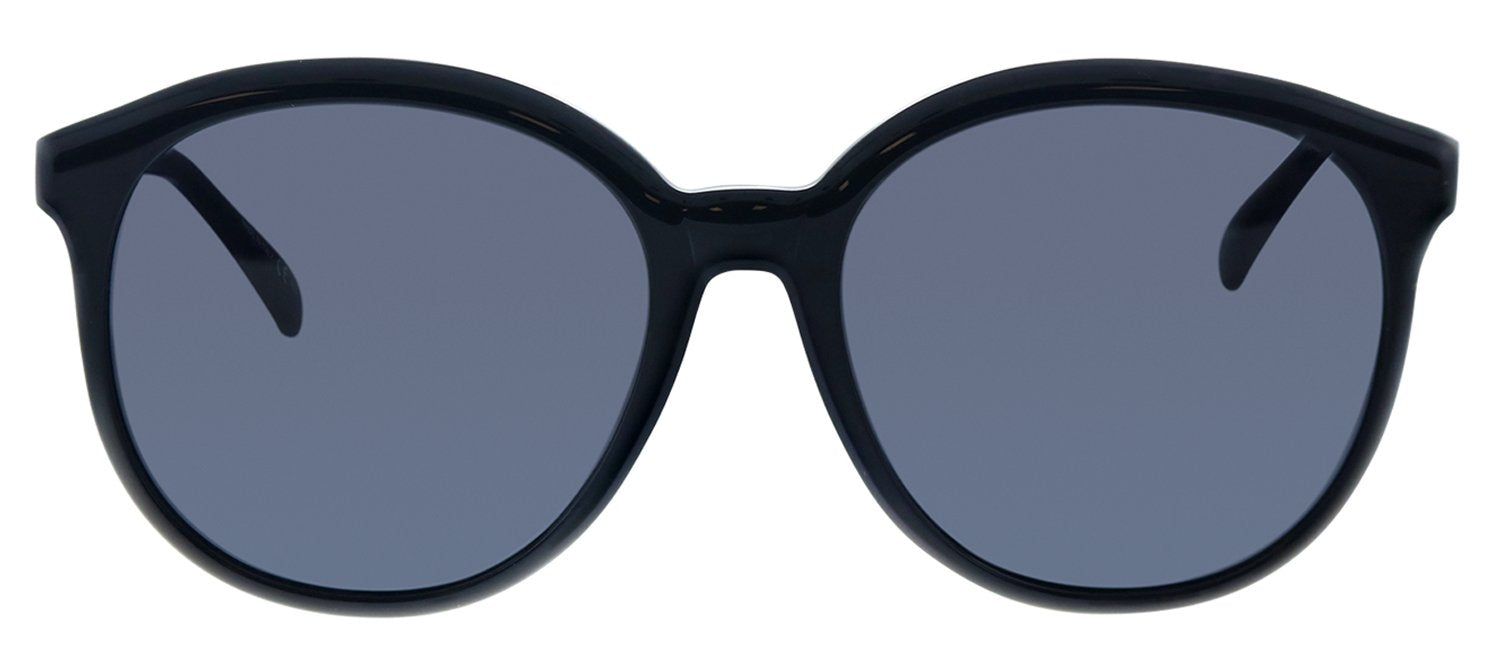 Givenchy GV 7107 807 IR Oval Plastic Black Sunglasses with Blue Lens sold by Gaffos