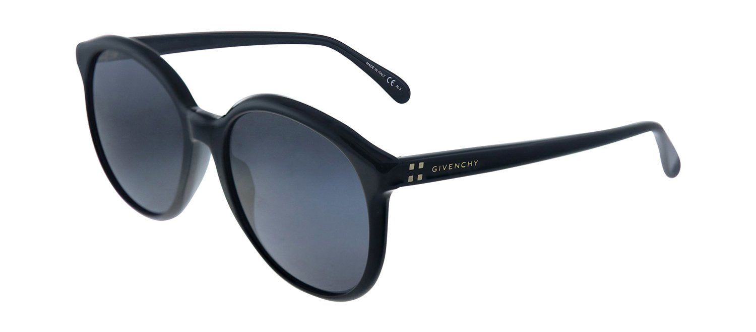 Givenchy GV 7107 807 IR Oval Plastic Black Sunglasses with Blue Lens sold by Gaffos product image thumbnail 2