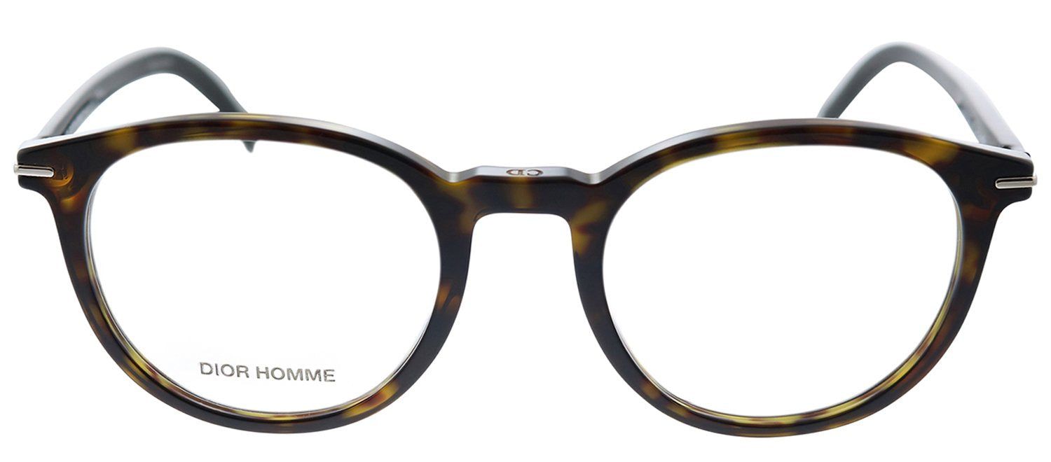 Dior CD BLACKTIE270 086 Round Plastic Havana Eyeglasses with Demo Lens sold by Gaffos