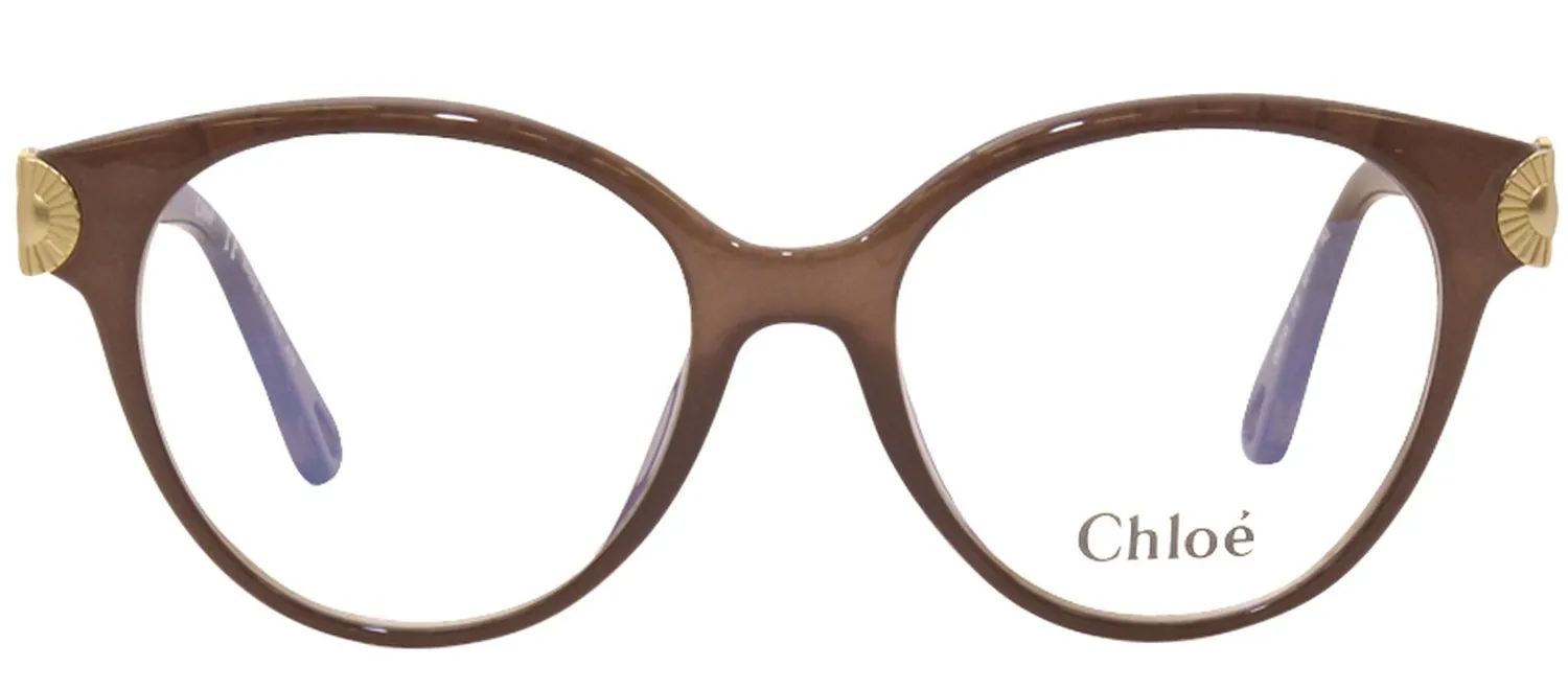Chloe CE 2733 210 Cat-Eye Plastic Brown Eyeglasses with Demo Lens sold by Gaffos