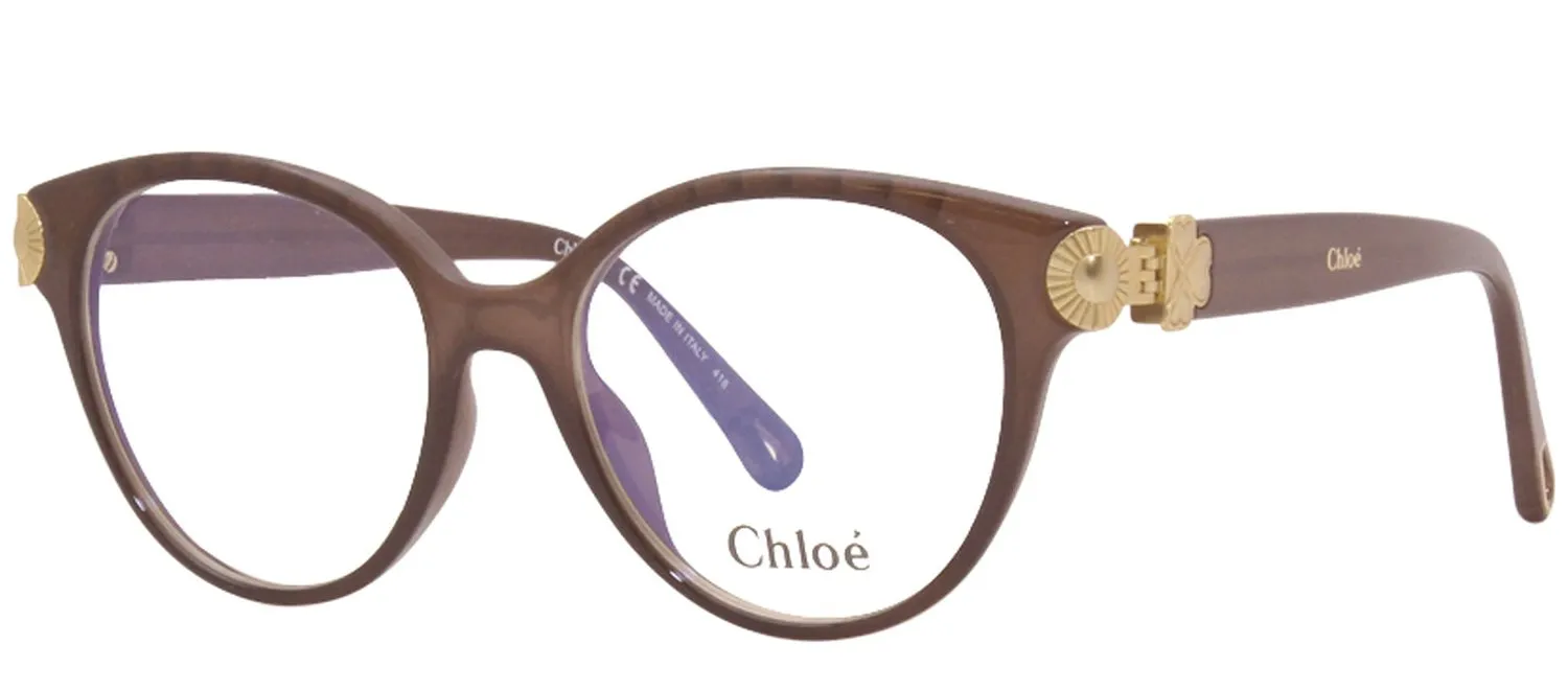 Chloe CE 2733 210 Cat-Eye Plastic Brown Eyeglasses with Demo Lens sold by Gaffos product image thumbnail 2