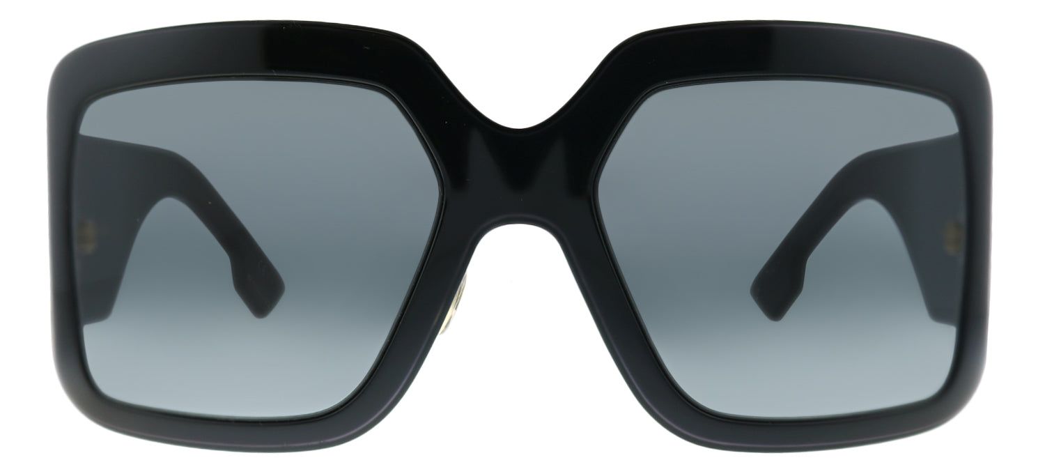 Dior CD DiorSoLight2 807 Wrap Plastic Black Sunglasses with Demo Lens sold by Gaffos