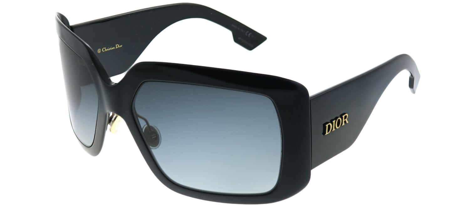 Dior CD DiorSoLight2 807 Wrap Plastic Black Sunglasses with Demo Lens sold by Gaffos product image thumbnail 2