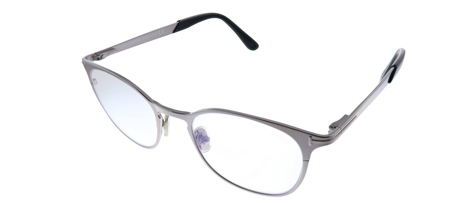 Tom Ford FT 5732 014 Oval Metal Ruthenium Eyeglasses with Demo Lens sold by Gaffos product image thumbnail 2