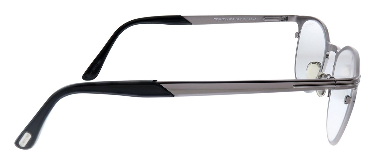 Tom Ford FT 5732 014 Oval Metal Ruthenium Eyeglasses with Demo Lens sold by Gaffos product image thumbnail 3