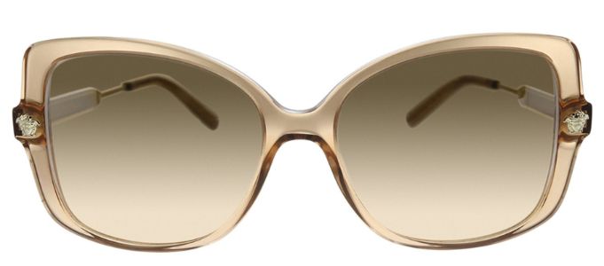 Versace VE 4390 53043D Butterfly Plastic Brown Sunglasses with Brown Mirror Lens sold by Gaffos