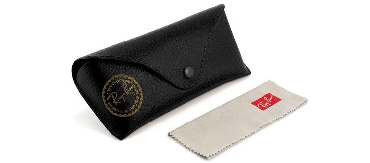 Ray-Ban Boyfriend RB 4147 601/32 Square Plastic Black Sunglasses with Grey Lens sold by Gaffos product image thumbnail 4