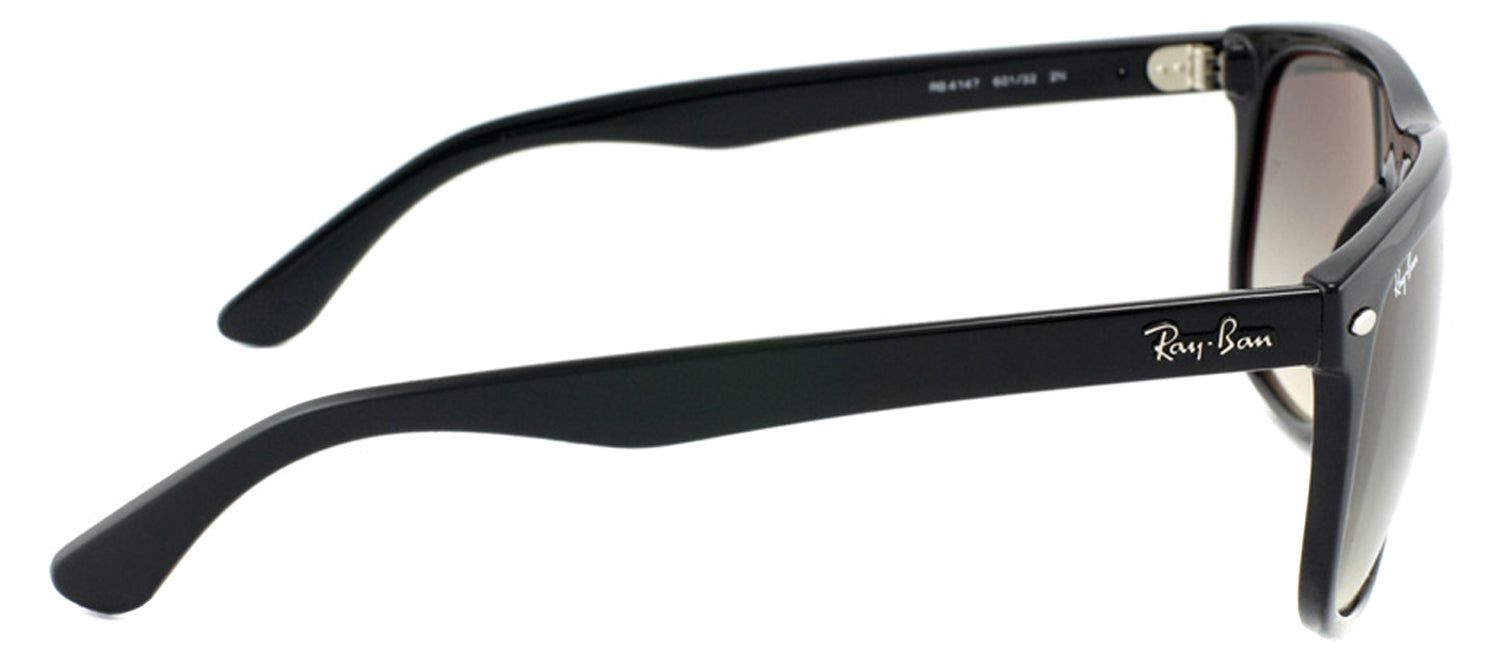 Ray-Ban Boyfriend RB 4147 601/32 Square Plastic Black Sunglasses with Grey Lens sold by Gaffos product image thumbnail 3