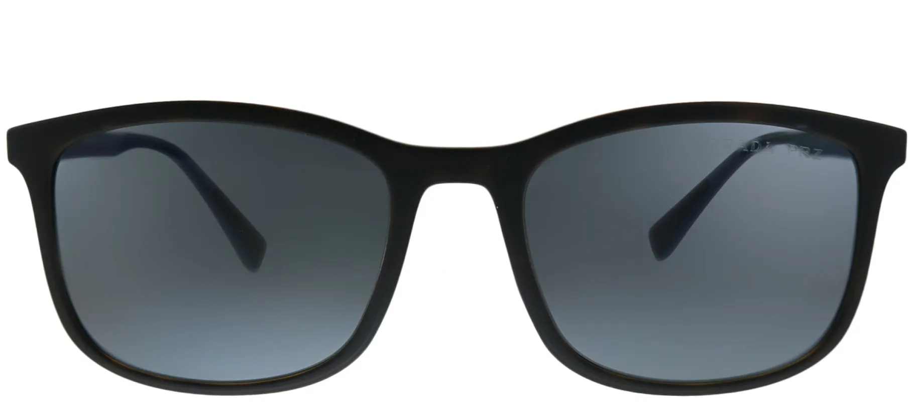 Prada Linea Rossa Lifestyle PS 01TS U61144 Rectangle Plastic Tortoise/ Havana Sunglasses with Grey Polarized Lens sold by Gaffos