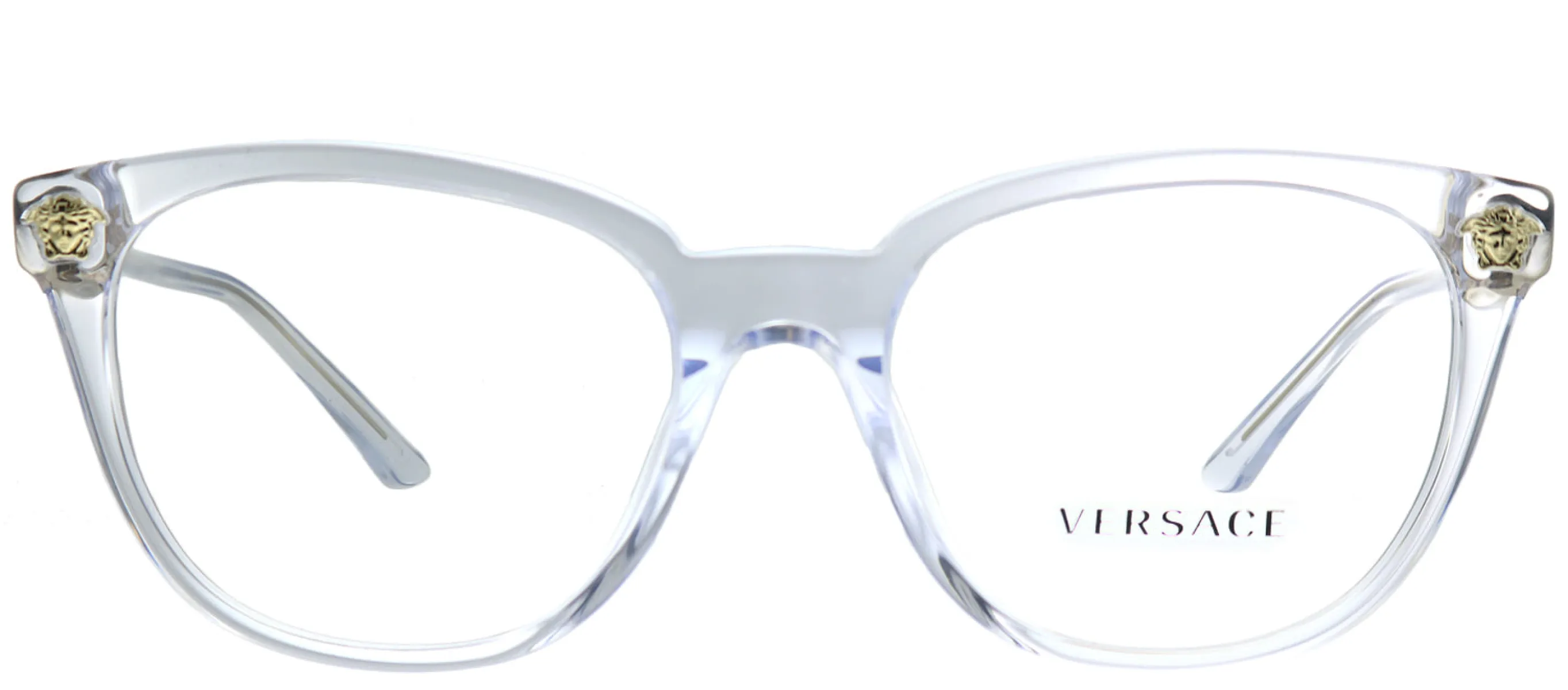 Versace VE 3242A 148 Round Plastic Clear Eyeglasses with Demo Lens sold by Gaffos