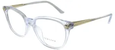 Versace VE 3242A 148 Round Plastic Clear Eyeglasses with Demo Lens sold by Gaffos