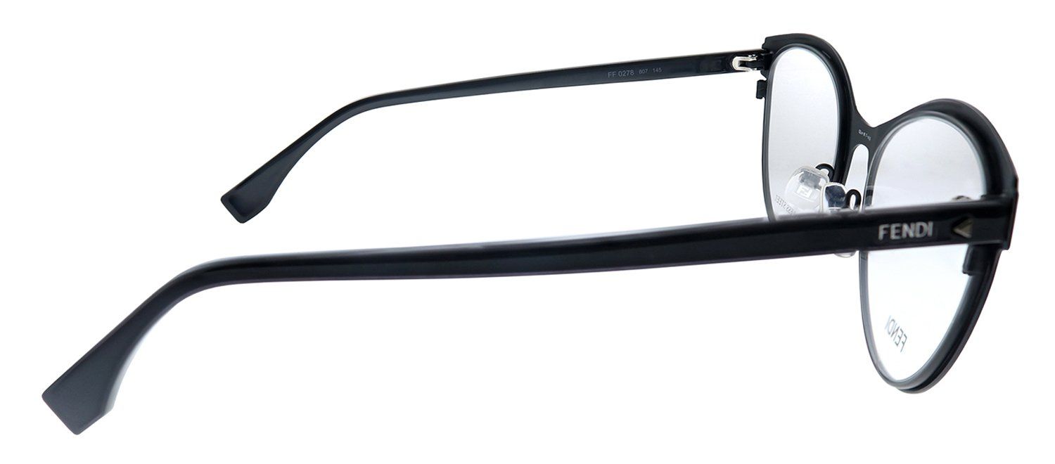 Fendi FF 0303 807 Round Plastic Black Eyeglasses with Demo Lens sold by Gaffos product image thumbnail 3