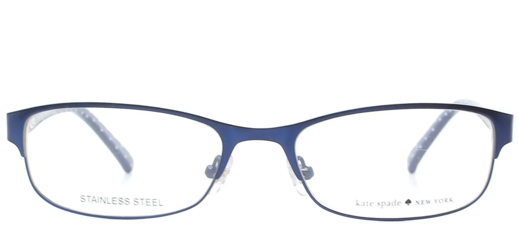 Kate Spade KS Ambrosette DA4 Rectangle Metal Blue Eyeglasses with Demo Lens sold by Gaffos