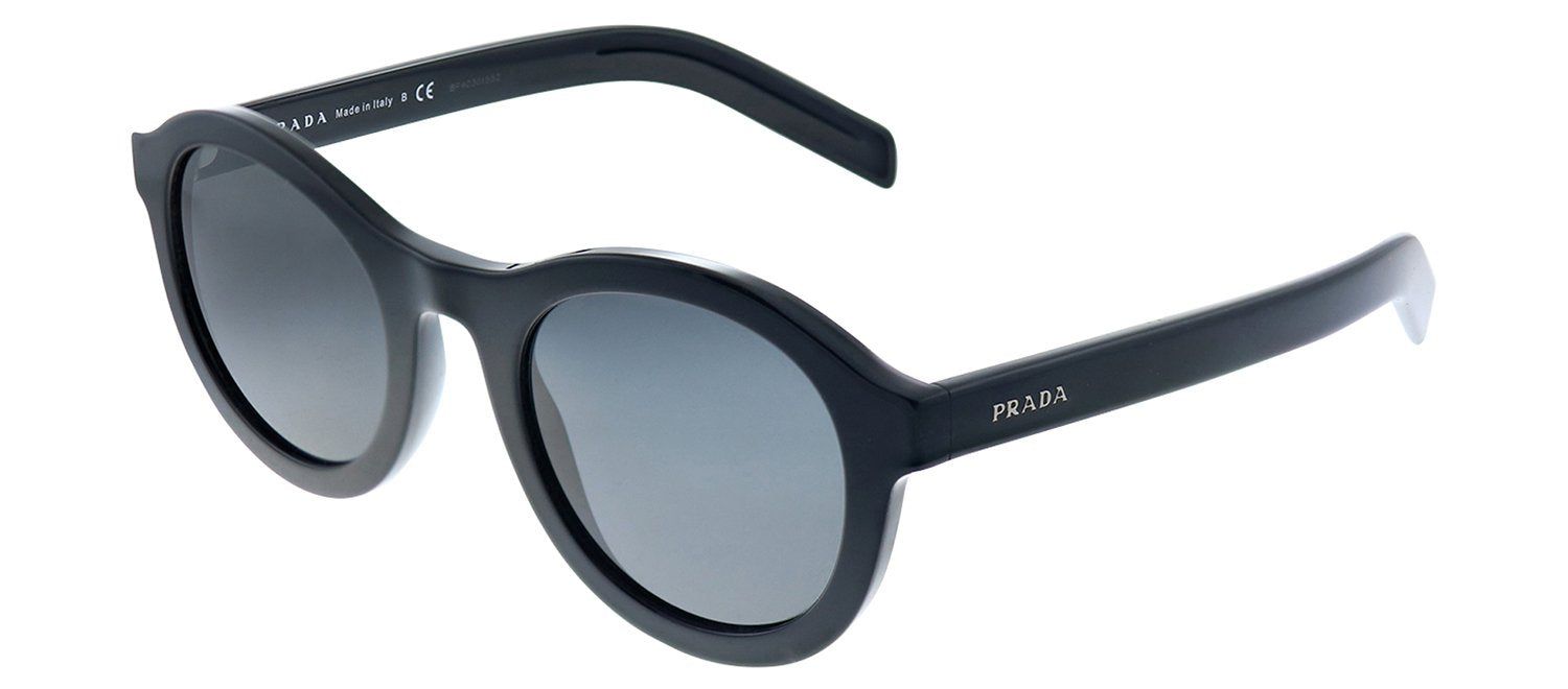 Prada PR 24VS 1AB5S0 Round Plastic Black Sunglasses with Grey Lens sold by Gaffos product image thumbnail 2