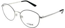 Vogue Eyewear VO 4025 352 Oval Metal Black Eyeglasses with Demo Lens sold by Gaffos