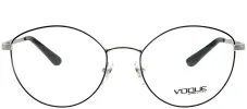Vogue Eyewear VO 4025 352 Oval Metal Black Eyeglasses with Demo Lens sold by Gaffos