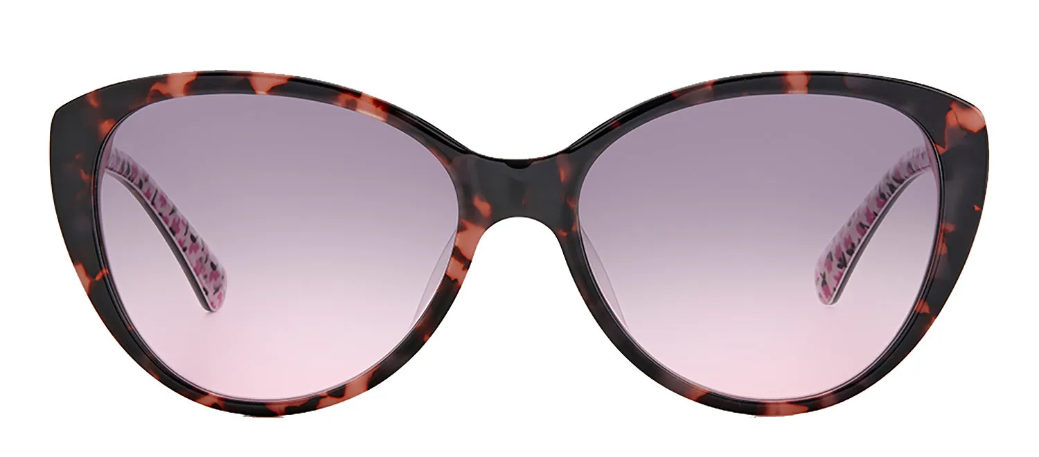 Kate Spade KS Visalia/G/S HT8 Butterfly Plastic Havana Sunglasses with Pink Gradient Lens sold by Gaffos product image thumbnail 3