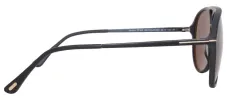 Tom Ford Samson TF 909 02D Aviator Plastic Black Sunglasses with Grey Polarized Lens sold by Gaffos