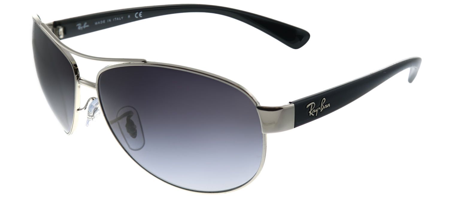 Ray-Ban RB 3386 003/8G Aviator Metal Silver Sunglasses with Grey Gradient Lens sold by Gaffos product image thumbnail 2