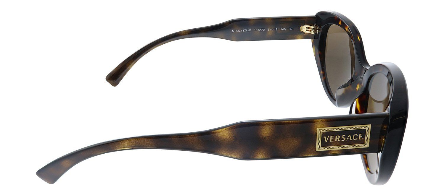 Versace VE 4378F 108/73 Cat-Eye Plastic Havana Sunglasses with Brown Lens sold by Gaffos product image thumbnail 3