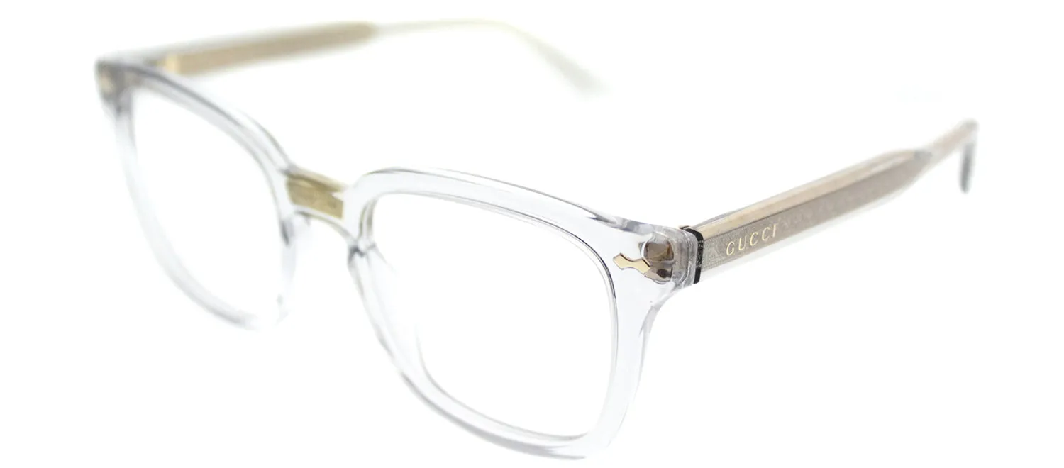 Gucci GG 0184O 005 Square Acetate Grey Eyeglasses with Demo Lens sold by Gaffos product image thumbnail 2
