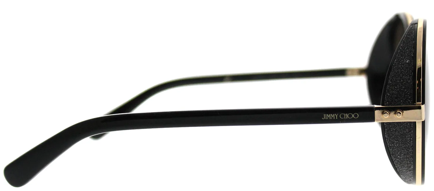 Jimmy Choo JC Andie J7Q J6 Round Metal Black Sunglasses with Brown Gradient Lens sold by Gaffos product image thumbnail 3