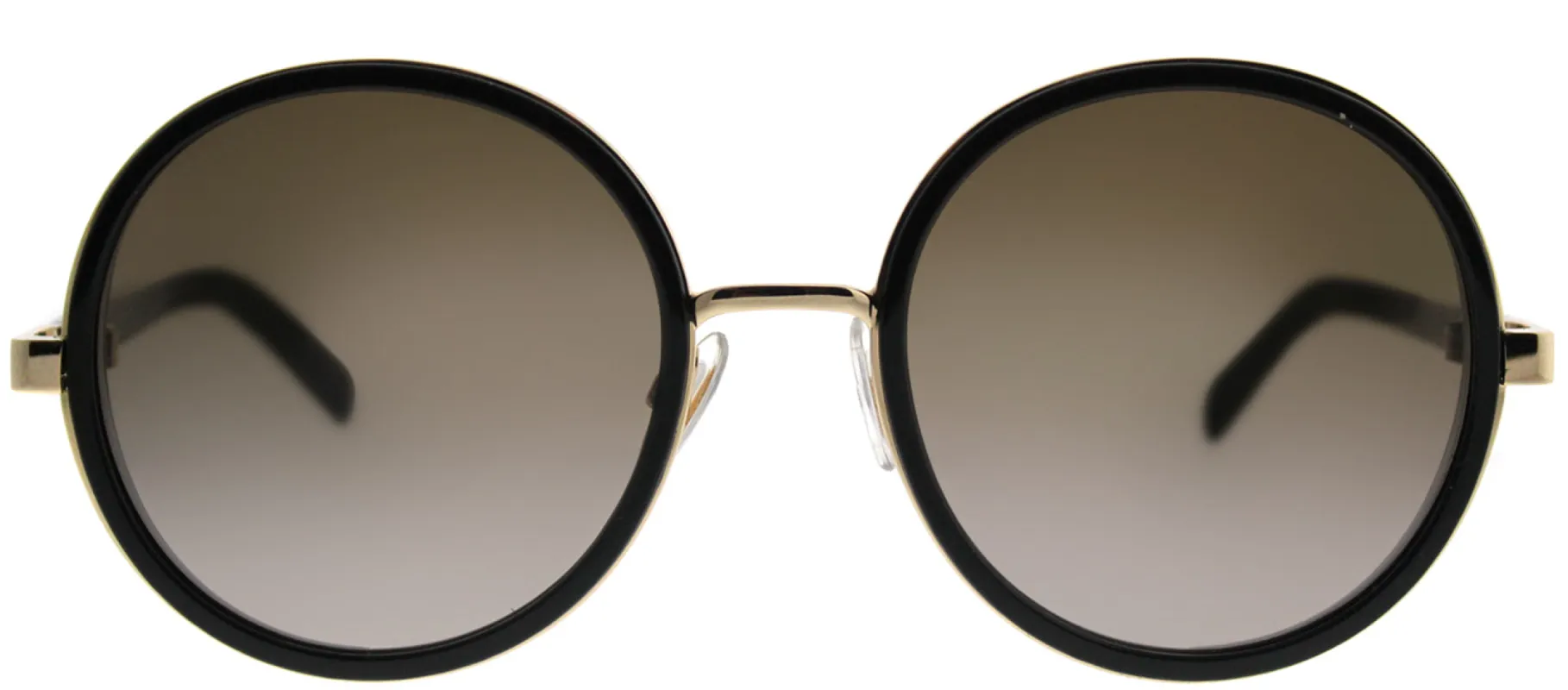 Jimmy Choo JC Andie J7Q J6 Round Metal Black Sunglasses with Brown Gradient Lens sold by Gaffos