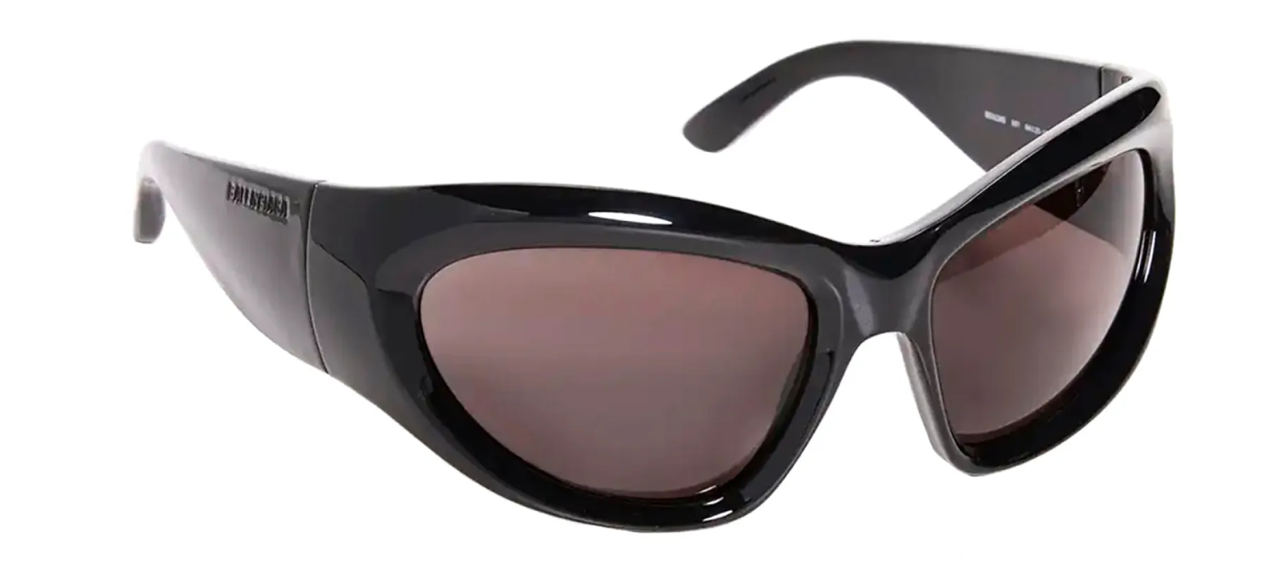 Balenciaga BB 0228S 001 Sport Plastic Black Sunglasses with Grey Lens sold by Gaffos