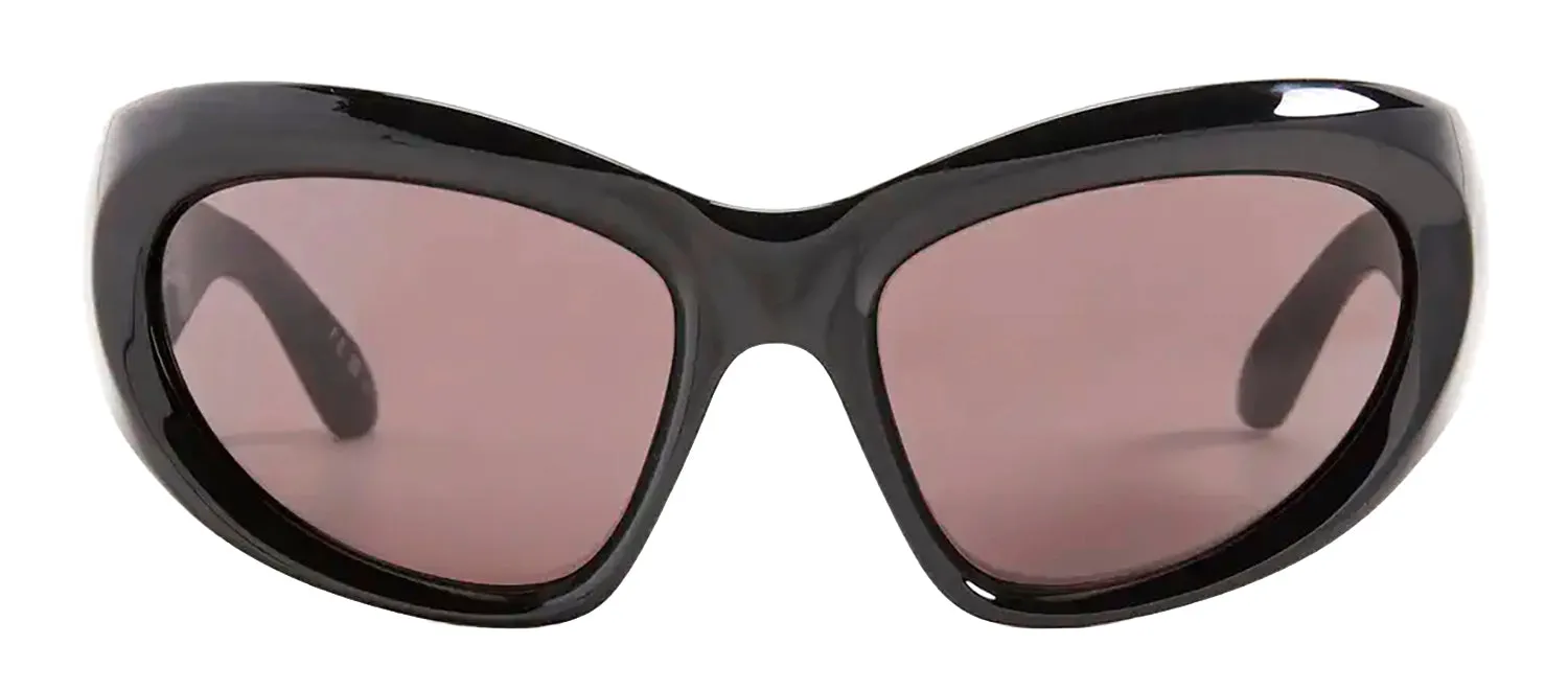 Balenciaga BB 0228S 001 Sport Plastic Black Sunglasses with Grey Lens sold by Gaffos product image thumbnail 2