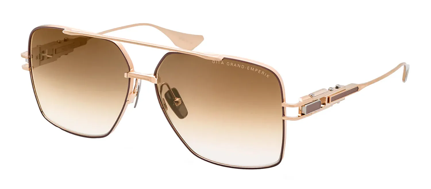 Dita DT DTS159 A-05 Aviator Metal Gold Sunglasses with Brown Gradient Lens sold by Gaffos product image thumbnail 2