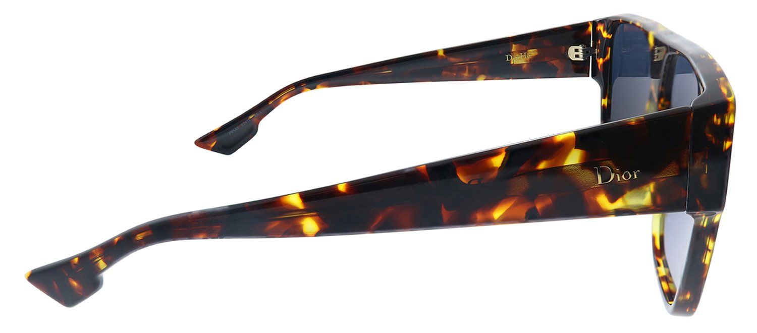 Dior CD DIORHIT P65 Square Plastic Havana Sunglasses with Blue Lens sold by Gaffos product image thumbnail 3