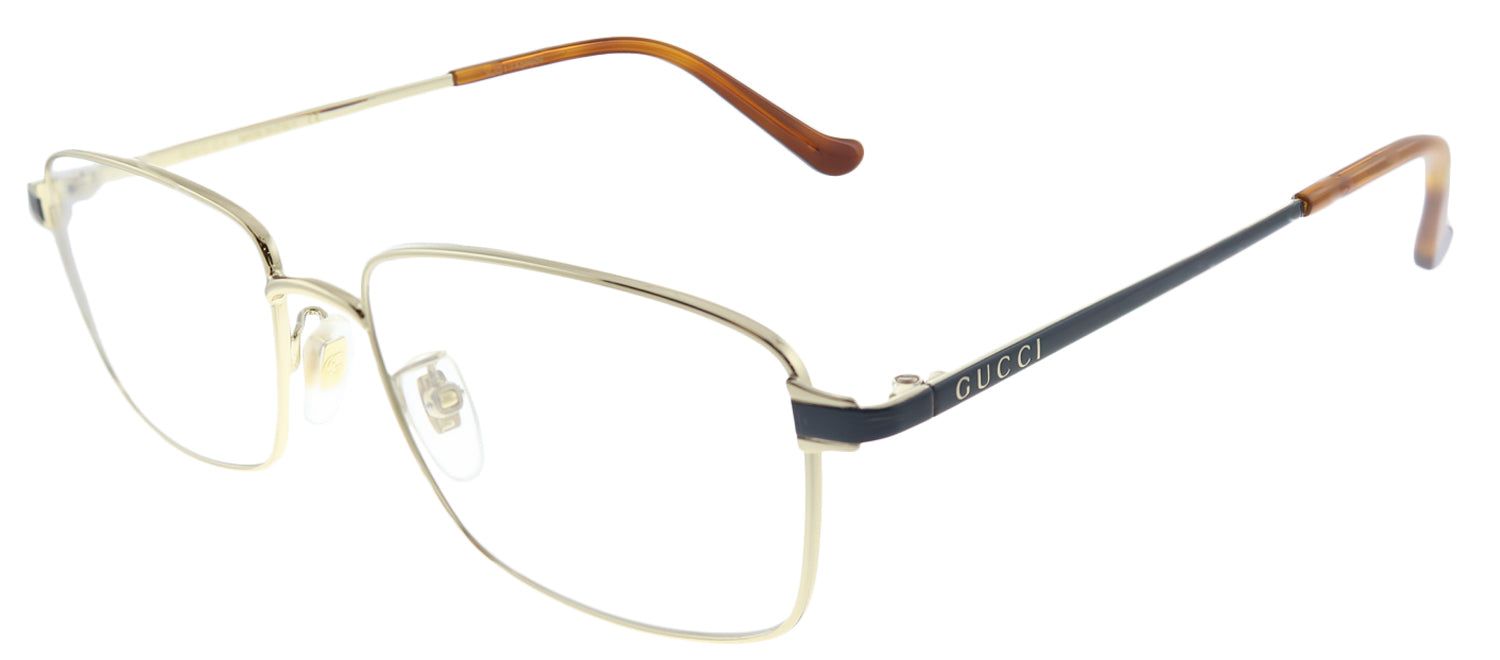 Gucci GG 0576OK 005 Rectangle Metal Brown Eyeglasses with Demo Lens sold by Gaffos product image thumbnail 2