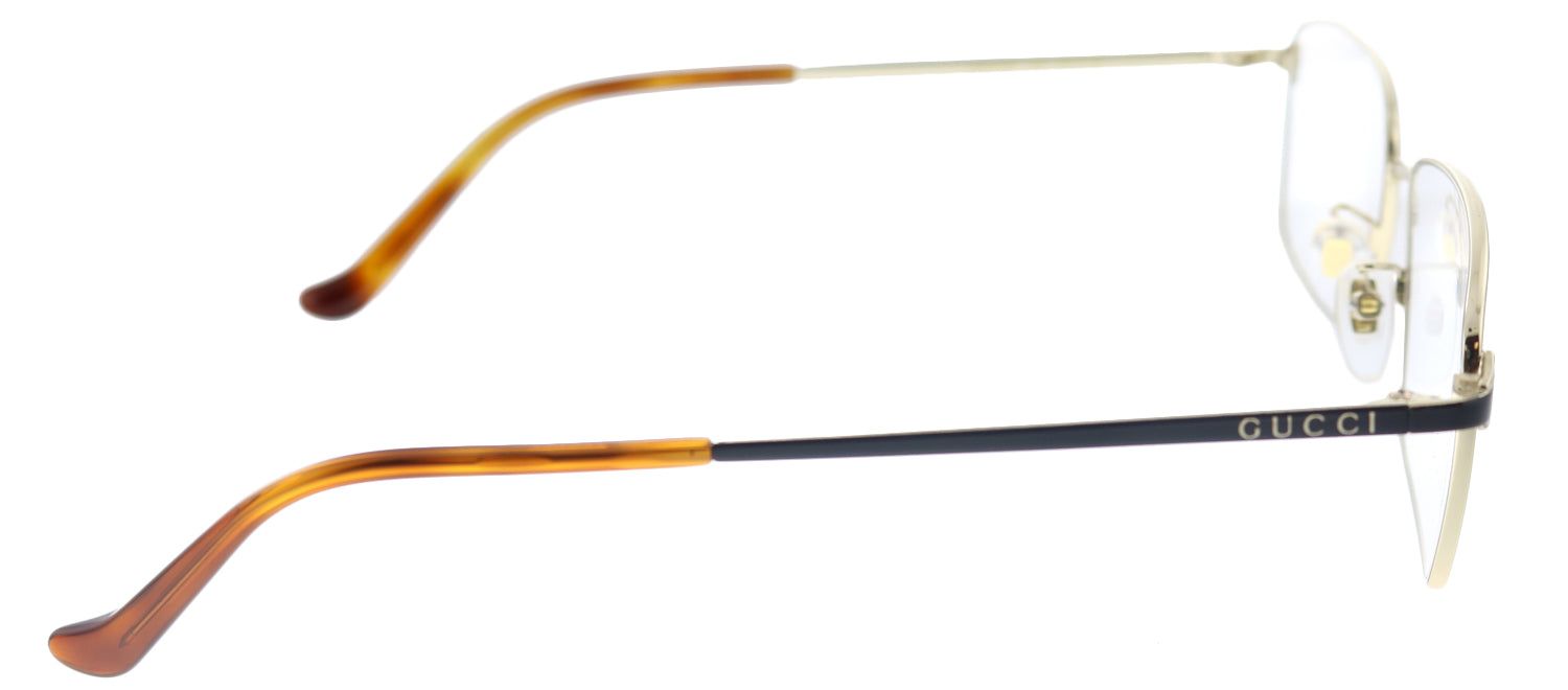 Gucci GG 0576OK 005 Rectangle Metal Brown Eyeglasses with Demo Lens sold by Gaffos product image thumbnail 3