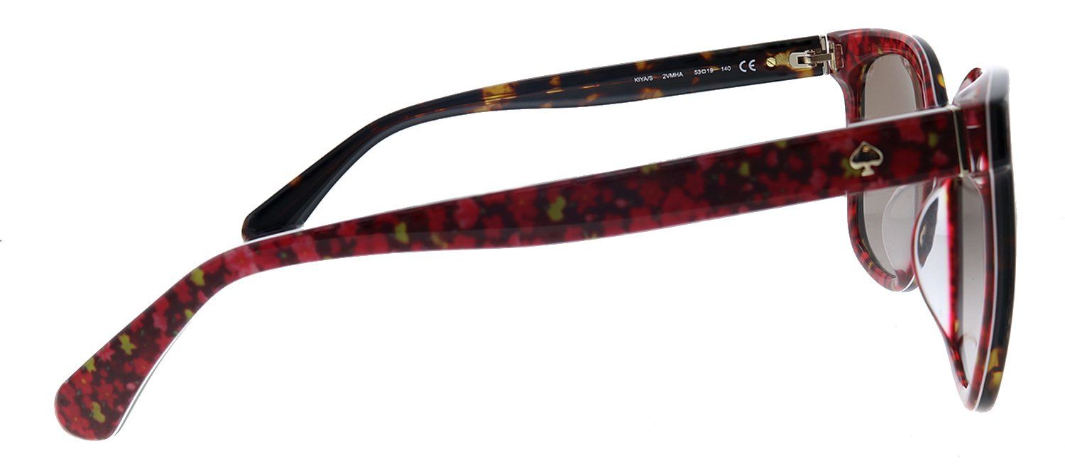 Kate Spade KS Kiya/S 2VM Square Plastic Havana Pattern Sunglasses with Brown Gradient Lens sold by Gaffos product image thumbnail 3