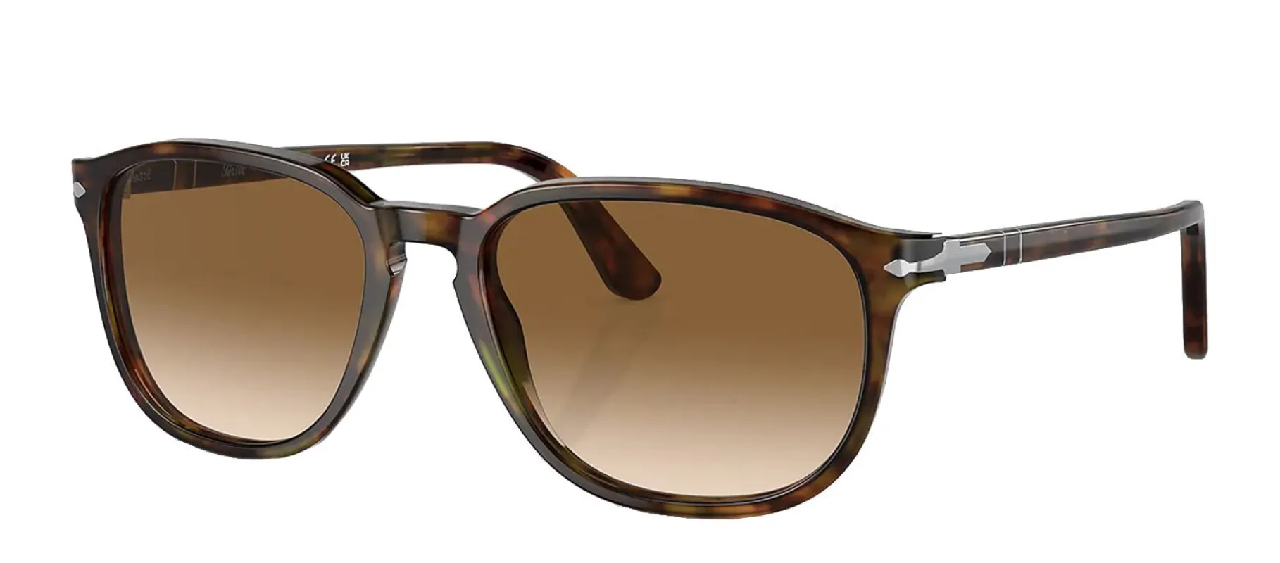 Persol PO3019S 108/51 Rectangle Plastic Caffe Sunglasses with Brown Gradient Lens sold by Gaffos