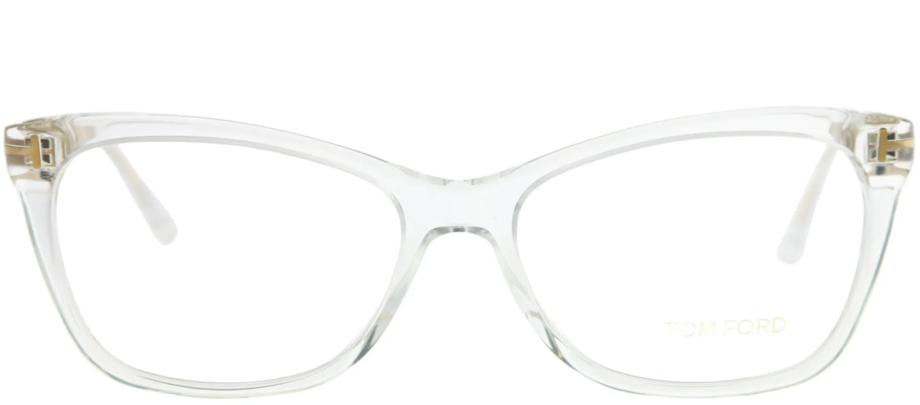 Tom Ford FT 5353 026 Rectangle Plastic Clear Eyeglasses with Demo Lens sold by Gaffos