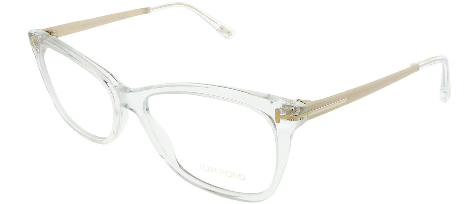 Tom Ford FT 5353 026 Rectangle Plastic Clear Eyeglasses with Demo Lens sold by Gaffos product image thumbnail 2