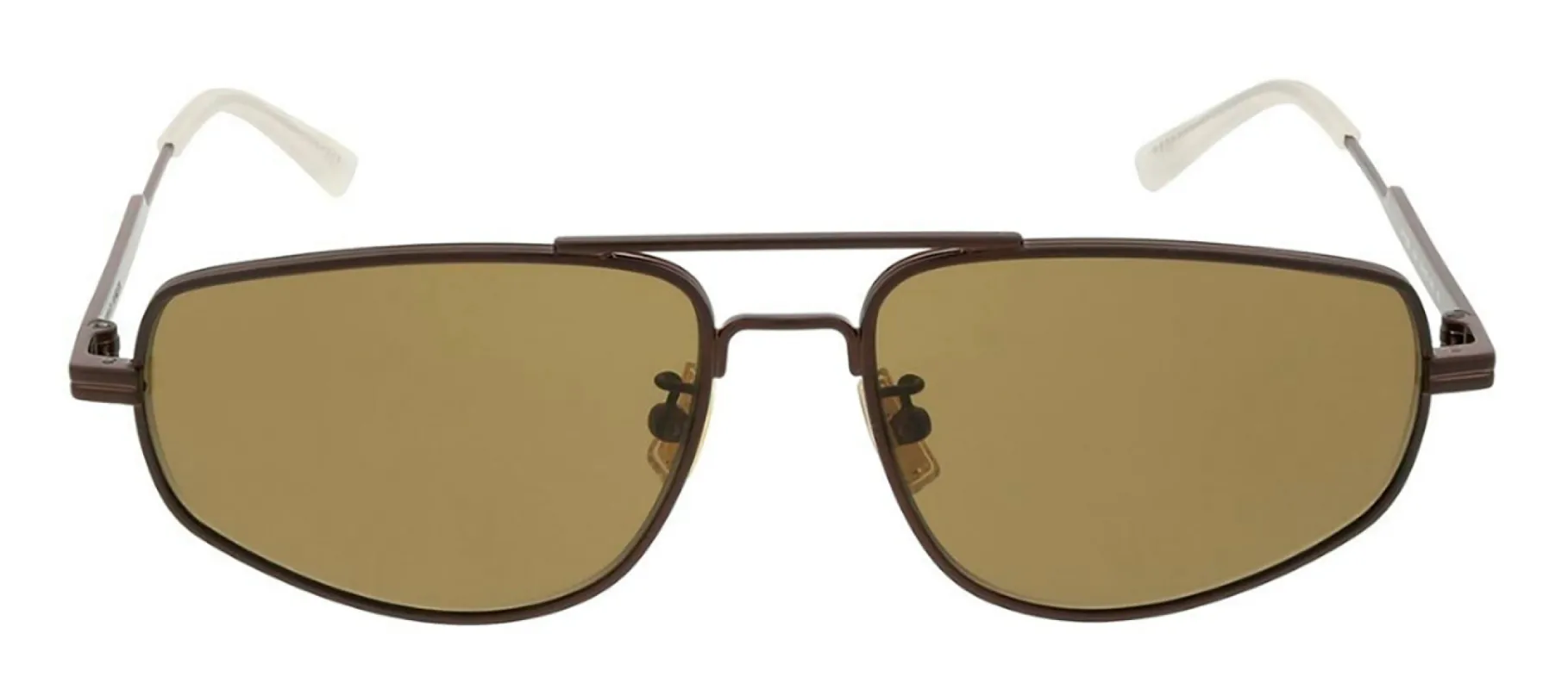 Bottega Veneta BV 1125S Pilot Metal Brown Sunglasses with Brown Lens sold by Gaffos