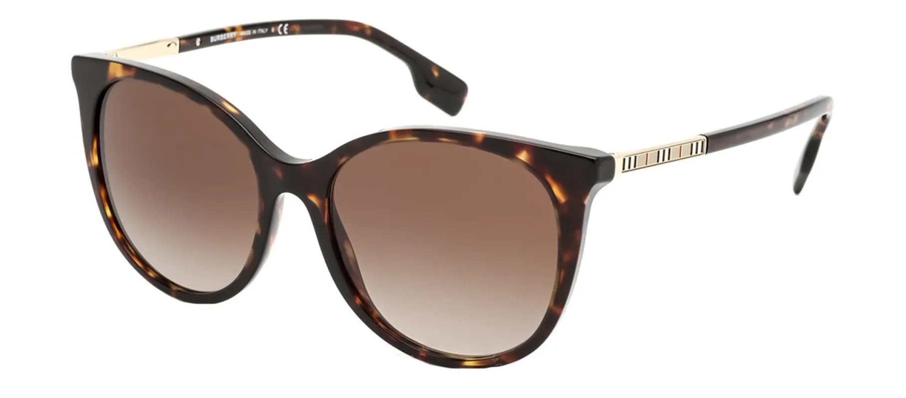 Burberry BE 4333 300213 Cat-Eye Plastic Havana Sunglasses with Brown Gradient Lens sold by Gaffos